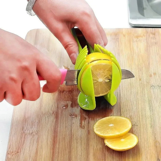 SliceMate™️ Kitchen Handheld Orange Lemon Slicer Tomato Cutting Clip Fruit Slicer Onion Slicer KitchenItem Cutter Accessorie