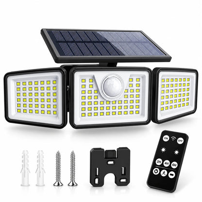 3-Head_SolarLight™️ Solar Motion Sensor LED Light