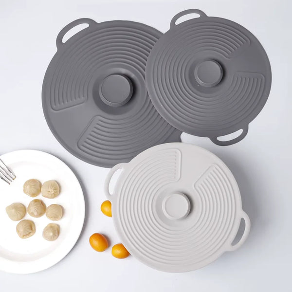 Coverly™️ Silicone bowl LIDS, microwave splash LIDS, reusable heat-resistant LIDS, suitable for POTS, frying pans, safe for refrigerators