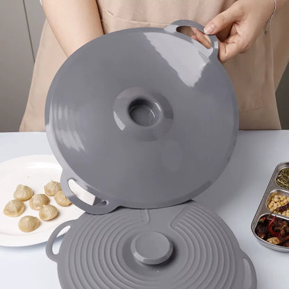Coverly™️ Silicone bowl LIDS, microwave splash LIDS, reusable heat-resistant LIDS, suitable for POTS, frying pans, safe for refrigerators