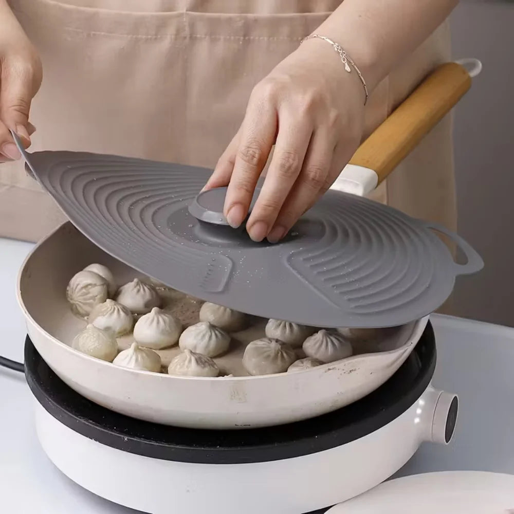 Coverly™️ Silicone bowl LIDS, microwave splash LIDS, reusable heat-resistant LIDS, suitable for POTS, frying pans, safe for refrigerators