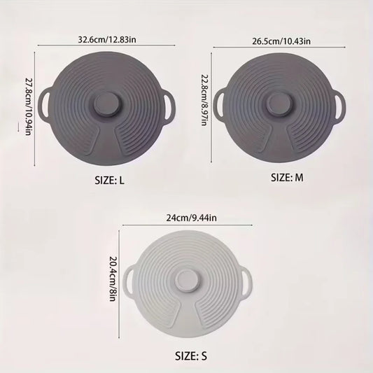 Coverly™️ Silicone bowl LIDS, microwave splash LIDS, reusable heat-resistant LIDS, suitable for POTS, frying pans, safe for refrigerators