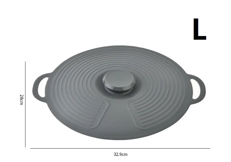 Coverly™️ Silicone bowl LIDS, microwave splash LIDS, reusable heat-resistant LIDS, suitable for POTS, frying pans, safe for refrigerators