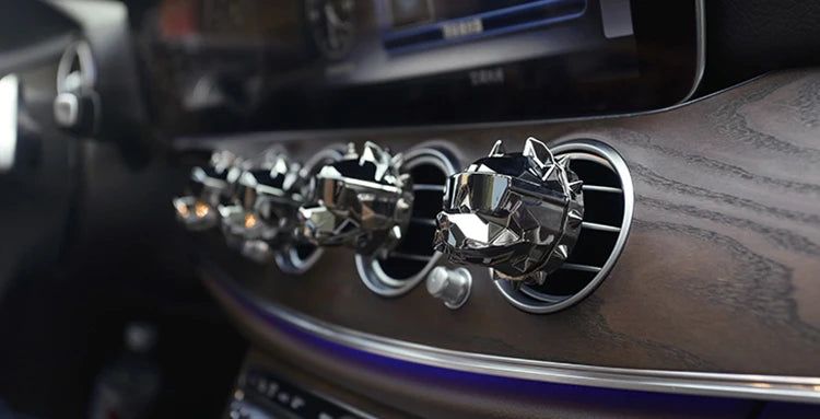 MetalMist™ Air Freshener Car Perfume Car Decoration Auto Geur Clip Bulldog Fragrance Scent Parfum Voiture Car Diffuser