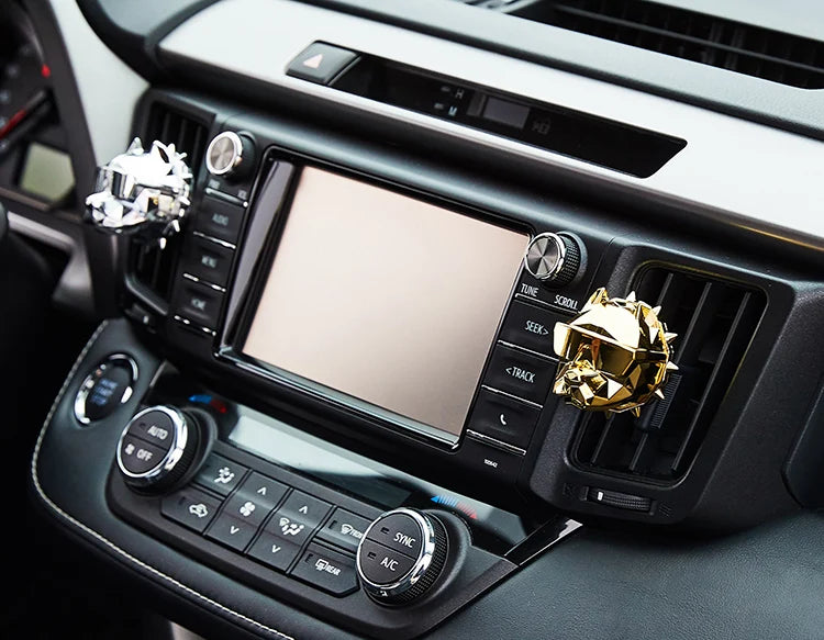 MetalMist™ Air Freshener Car Perfume Car Decoration Auto Geur Clip Bulldog Fragrance Scent Parfum Voiture Car Diffuser