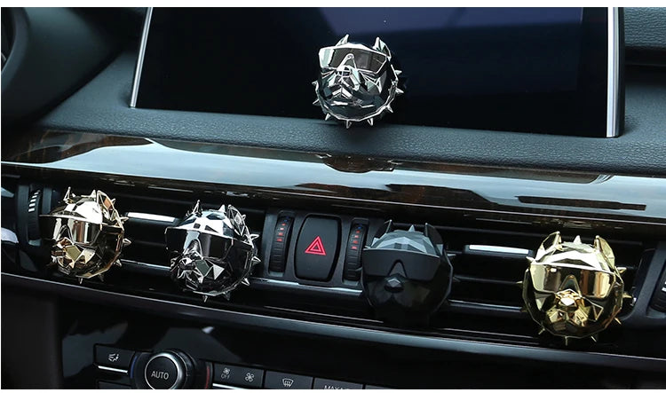 MetalMist™ Air Freshener Car Perfume Car Decoration Auto Geur Clip Bulldog Fragrance Scent Parfum Voiture Car Diffuser
