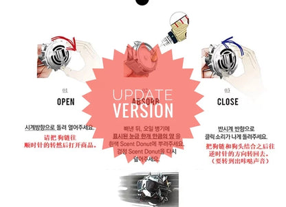 MetalMist™ Air Freshener Car Perfume Car Decoration Auto Geur Clip Bulldog Fragrance Scent Parfum Voiture Car Diffuser