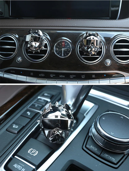 MetalMist™ Air Freshener Car Perfume Car Decoration Auto Geur Clip Bulldog Fragrance Scent Parfum Voiture Car Diffuser