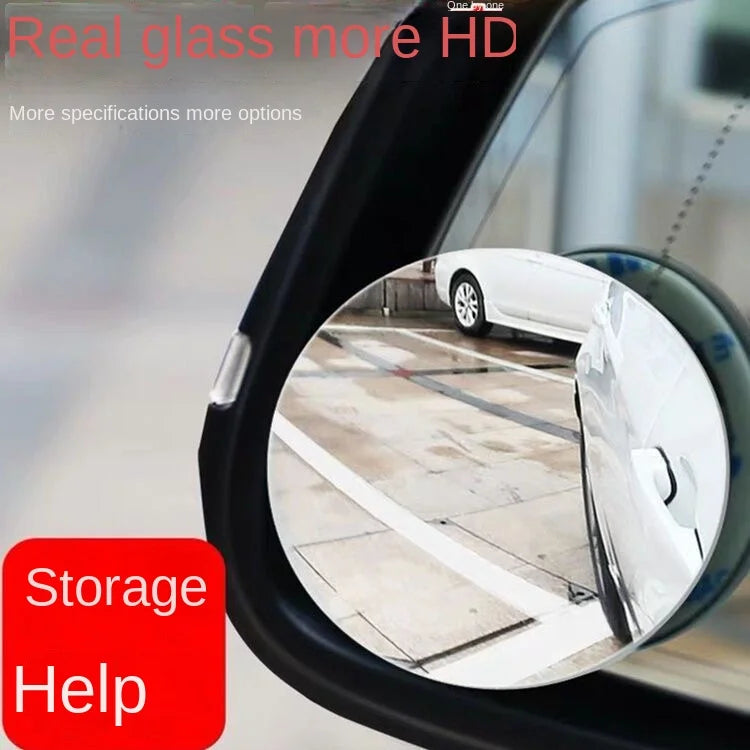 ClearView™ Car Blind Spot Rear View Mirror Wide Angle 360 Degree Adjustable Small Round Mirror Car Reverse Auxiliary Rearview Convex Mirror