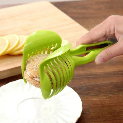 SliceMate™️  Kitchen Handheld Orange Lemon Slicer Tomato Cutting Clip Fruit Slicer Onion Slicer KitchenItem Cutter Accessorie