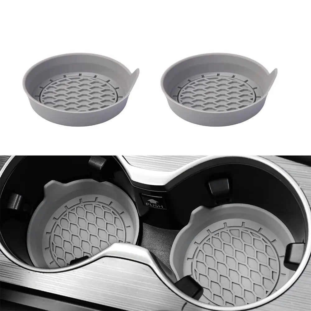 CupMate™ 2/4pcs Car Cup Holder Coaster Silicone Cup Holder Insert Universal Non-Slip Cup Holders Car Accessories Interior Silent Cup Pad