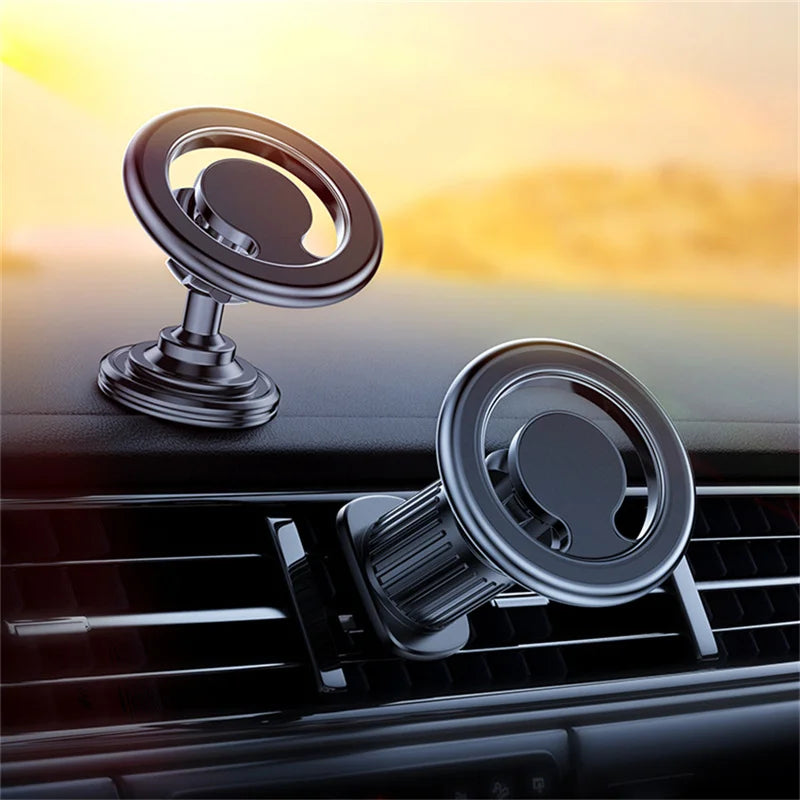 GripDrive™ Magnetic Car Phone Holder Stand Magnet Car Mount Support GPS Mobile Bracket in Car For Macsafe iPhone 15 14 13 12 Samsung Xiaomi