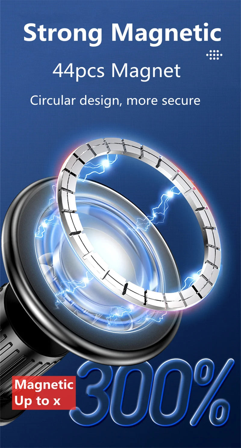 GripDrive™ Magnetic Car Phone Holder Stand Magnet Car Mount Support GPS Mobile Bracket in Car For Macsafe iPhone 15 14 13 12 Samsung Xiaomi