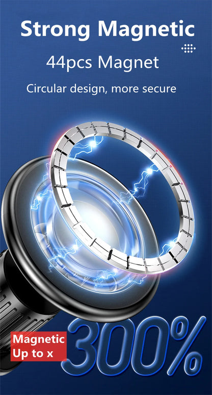 GripDrive™ Magnetic Car Phone Holder Stand Magnet Car Mount Support GPS Mobile Bracket in Car For Macsafe iPhone 15 14 13 12 Samsung Xiaomi