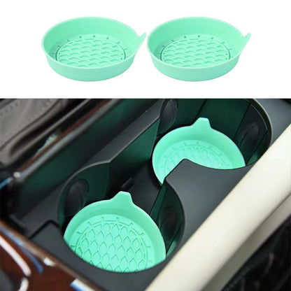 CupMate™ 2/4pcs Car Cup Holder Coaster Silicone Cup Holder Insert Universal Non-Slip Cup Holders Car Accessories Interior Silent Cup Pad