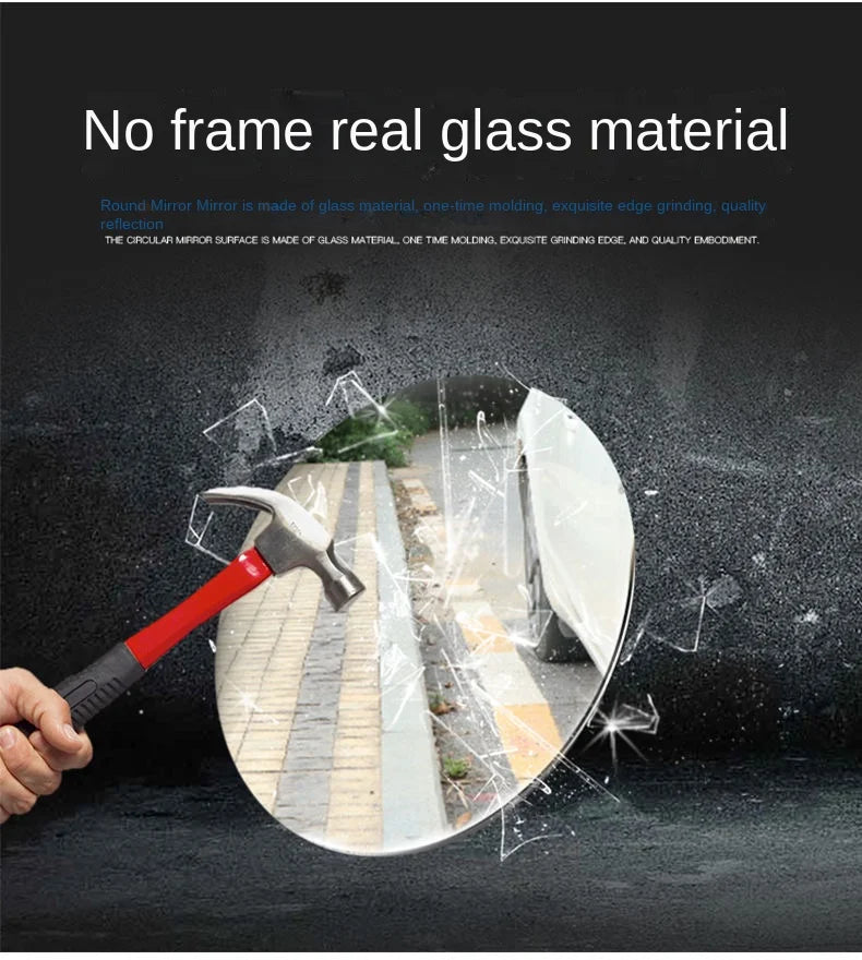 ClearView™ Car Blind Spot Rear View Mirror Wide Angle 360 Degree Adjustable Small Round Mirror Car Reverse Auxiliary Rearview Convex Mirror