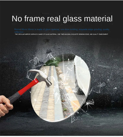 ClearView™ Car Blind Spot Rear View Mirror Wide Angle 360 Degree Adjustable Small Round Mirror Car Reverse Auxiliary Rearview Convex Mirror