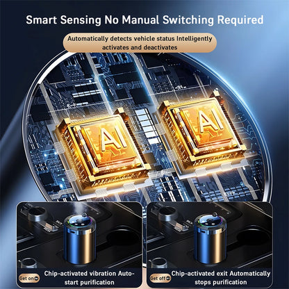 AeroMist™ Car Electric Air Diffuser Aroma Car Air Vent Humidifier Mist Aromatherapy Car Air Freshener For Removing Odors Car Accessories