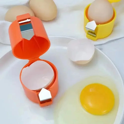 EggFlip Opener3™️ Pcs/Set Egg Shell Opener for Hard Boiled Eggs,Handheld Easy Egg Peeler Tool Kitchen Gadgets 	 egg peeler tool