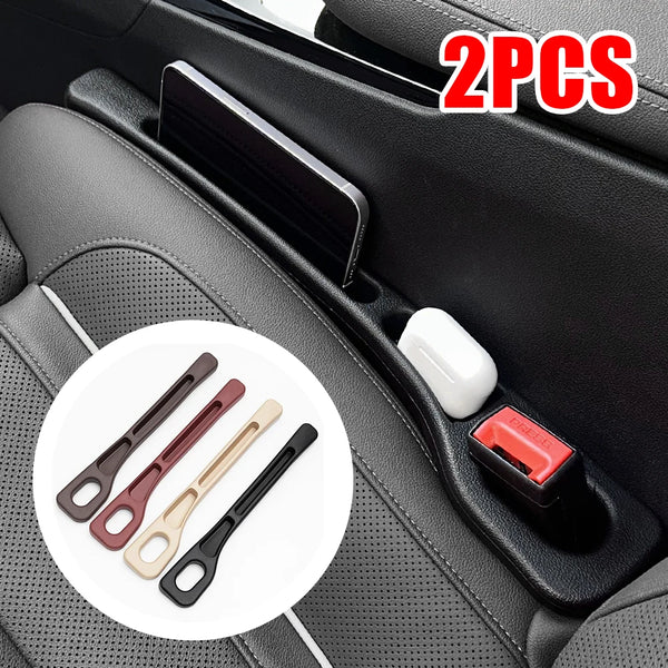 DropStop™ 1 Pair Universal Car Seat Gap Plug Strip Side Seam Car Gap Filler Leak Proof Seat Gap Storage Organizer Interior Decoration