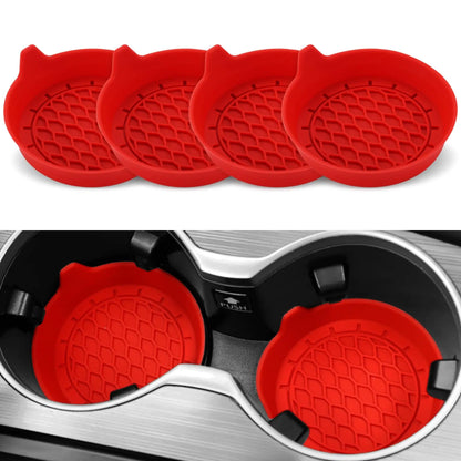 CupMate™ 2/4pcs Car Cup Holder Coaster Silicone Cup Holder Insert Universal Non-Slip Cup Holders Car Accessories Interior Silent Cup Pad