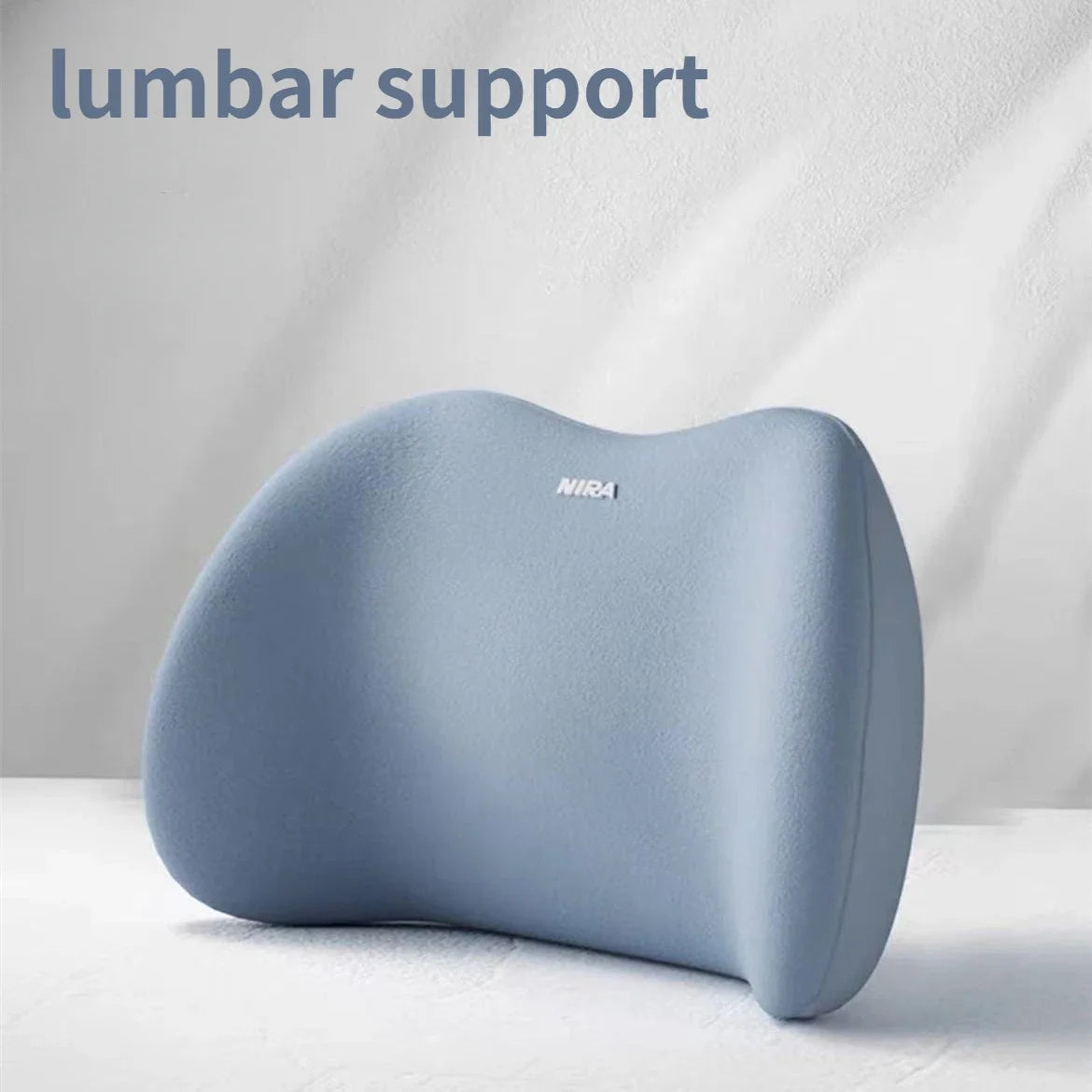 NeckEase™ Car Memory Foam Neck Pillow Protection Lumbar Backrest Cushion Lumbar Cushion Car Headrest Cushion