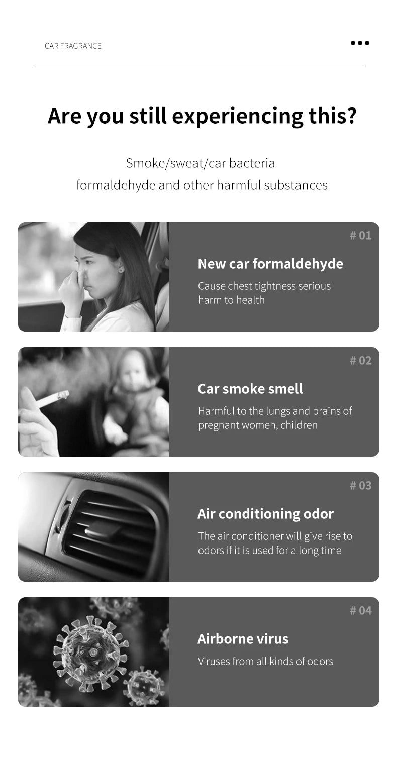 AromaDrive™ A car fragrance for automotive interior accessories, a long-lasting car air freshener that maintains a charming and fresh scent.