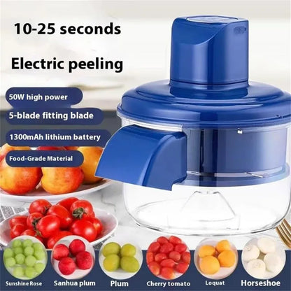 OneClick Peeler™️ Rechargeable Fruit Peeler Fruit and Vegetable Electric Peeler Peeler Suitable for Grapes, Cherry Tomatoes, Garlic, Fruit Tools