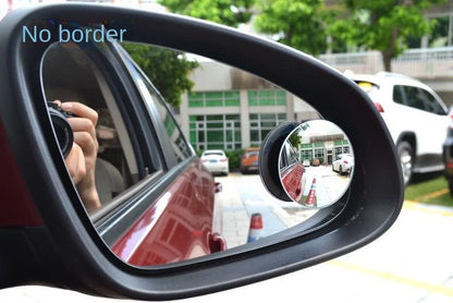 ClearView™ Car Blind Spot Rear View Mirror Wide Angle 360 Degree Adjustable Small Round Mirror Car Reverse Auxiliary Rearview Convex Mirror