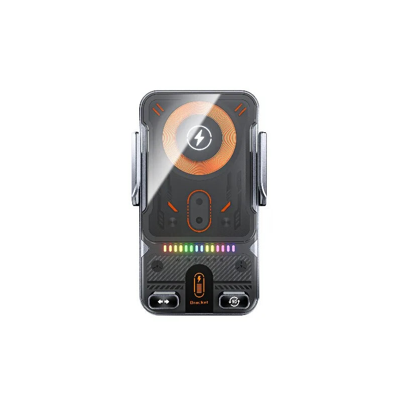 AutoRotateChargeGrip™ Auto Clamping 15W Wireless Car Charger Adapter Super Fast Charging Air Vent Phone Holder for IPhone 17 16 15 Pro Max for Samsung