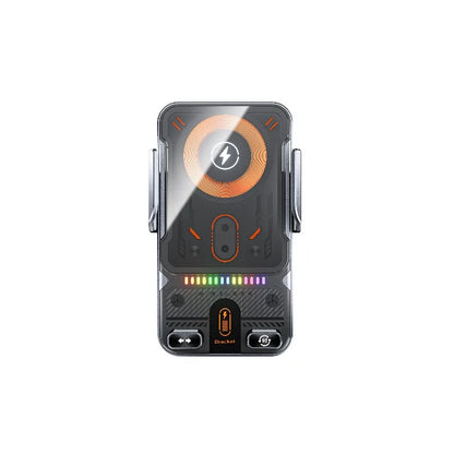 AutoRotateChargeGrip™ Auto Clamping 15W Wireless Car Charger Adapter Super Fast Charging Air Vent Phone Holder for IPhone 17 16 15 Pro Max for Samsung