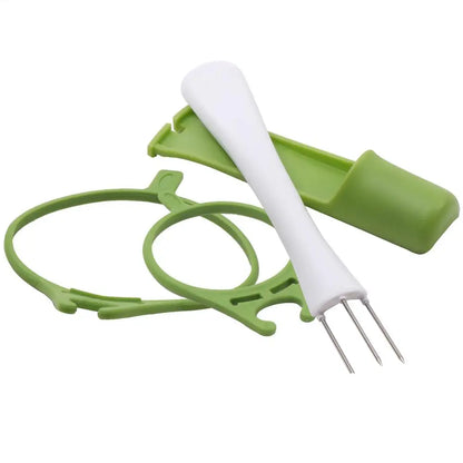 DripClip™️  Pickle Jar Fork Pickle Picker Olive Pepper Food Grabber Unique Kitchen Gadgets Pickle Fork with Long Handle for Kitchen Gadgets