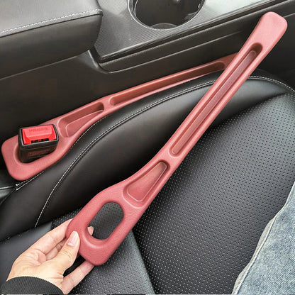 DropStop™ 1 Pair Universal Car Seat Gap Plug Strip Side Seam Car Gap Filler Leak Proof Seat Gap Storage Organizer Interior Decoration