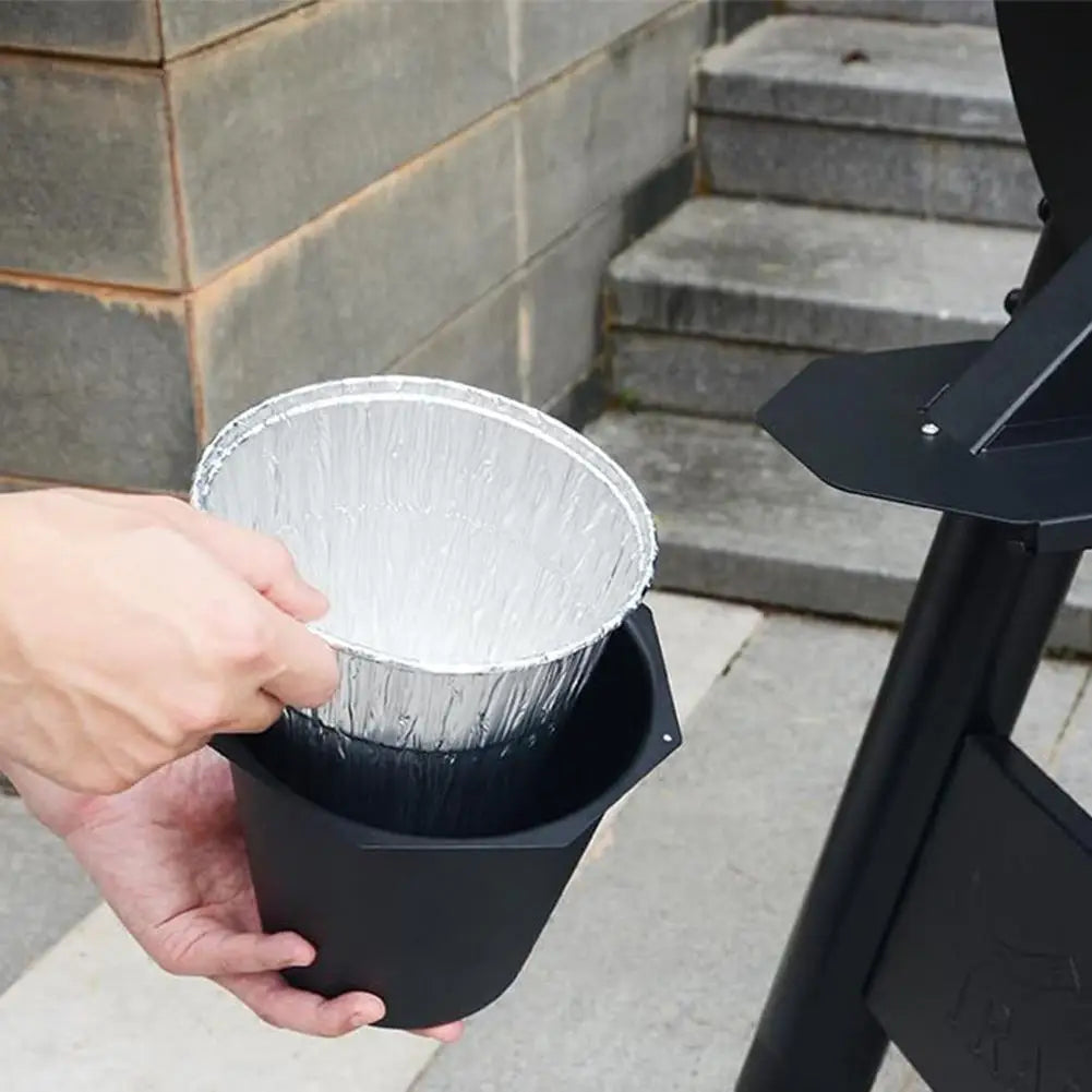 NeoBin™️ Drip Bucket With Grease Trap Funnel And Disposable Foil Liners, Large Capacity Grease Bucket Grease Catcher For BBQ & Picnic