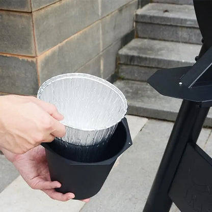 NeoBin™️ Drip Bucket With Grease Trap Funnel And Disposable Foil Liners, Large Capacity Grease Bucket Grease Catcher For BBQ & Picnic