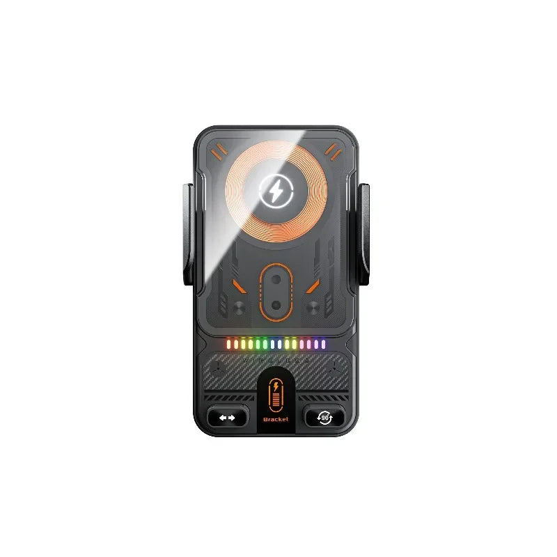 AutoRotateChargeGrip™ Auto Clamping 15W Wireless Car Charger Adapter Super Fast Charging Air Vent Phone Holder for IPhone 17 16 15 Pro Max for Samsung