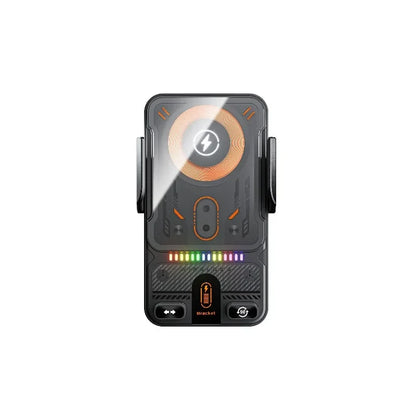 AutoRotateChargeGrip™ Auto Clamping 15W Wireless Car Charger Adapter Super Fast Charging Air Vent Phone Holder for IPhone 17 16 15 Pro Max for Samsung