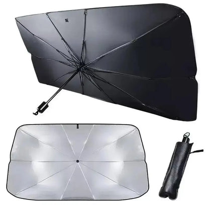 AutoShadeX™ Car Sunshade Umbrella Windshield Folding Front Parasol Umbrella Type Sun Shade for Car Window Summer Sun Protection Accessories