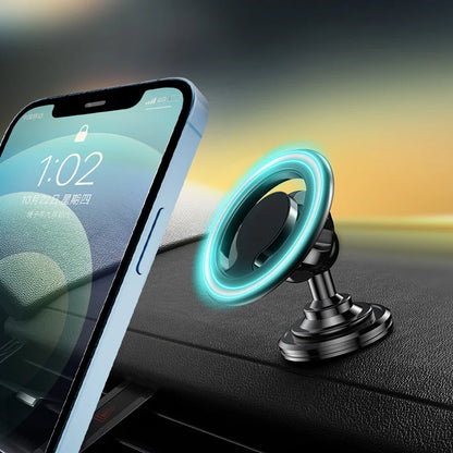 GripDrive™ Magnetic Car Phone Holder Stand Magnet Car Mount Support GPS Mobile Bracket in Car For Macsafe iPhone 15 14 13 12 Samsung Xiaomi