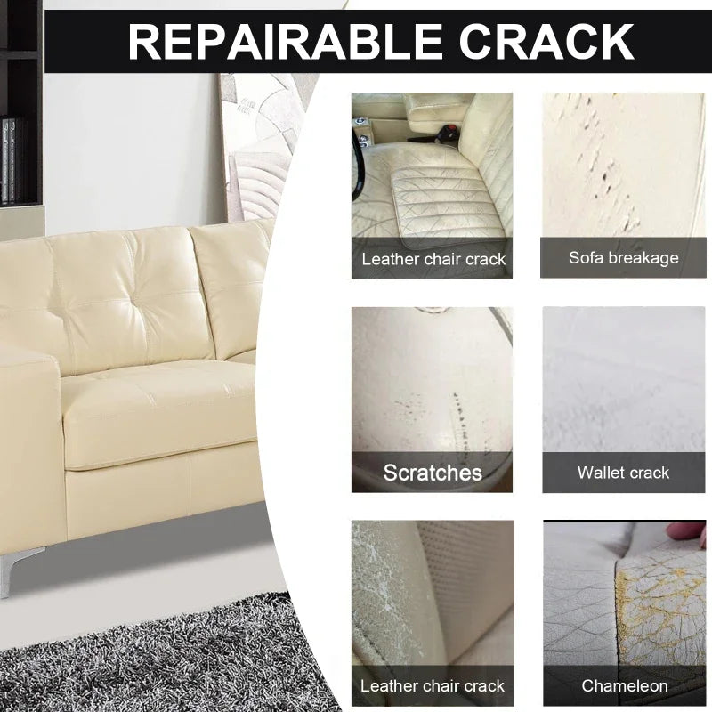 LeatherFixPro™ 20ml Leather Finish Car Leather Repair Gel Car Seat Leather Complementary Refurbishing Cream Paint For Car Maintenance Paste