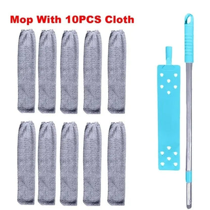 DustReachPro™️ Long Handle Mop Telescopic Duster Brush Gap Dust Cleaner Bedside Sofa Brush For Cleaning Dust Removal BrushesHome Cleaning Tool