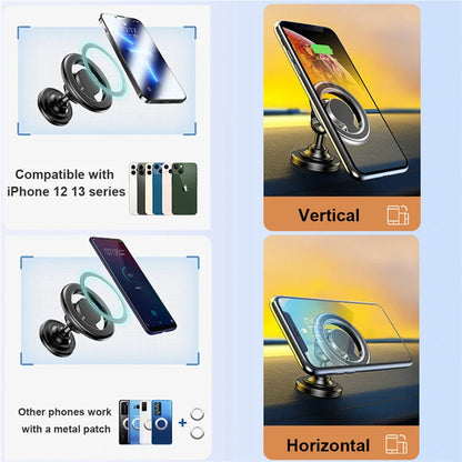 GripDrive™ Magnetic Car Phone Holder Stand Magnet Car Mount Support GPS Mobile Bracket in Car For Macsafe iPhone 15 14 13 12 Samsung Xiaomi