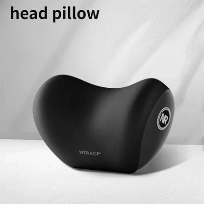 NeckEase™ Car Memory Foam Neck Pillow Protection Lumbar Backrest Cushion Lumbar Cushion Car Headrest Cushion