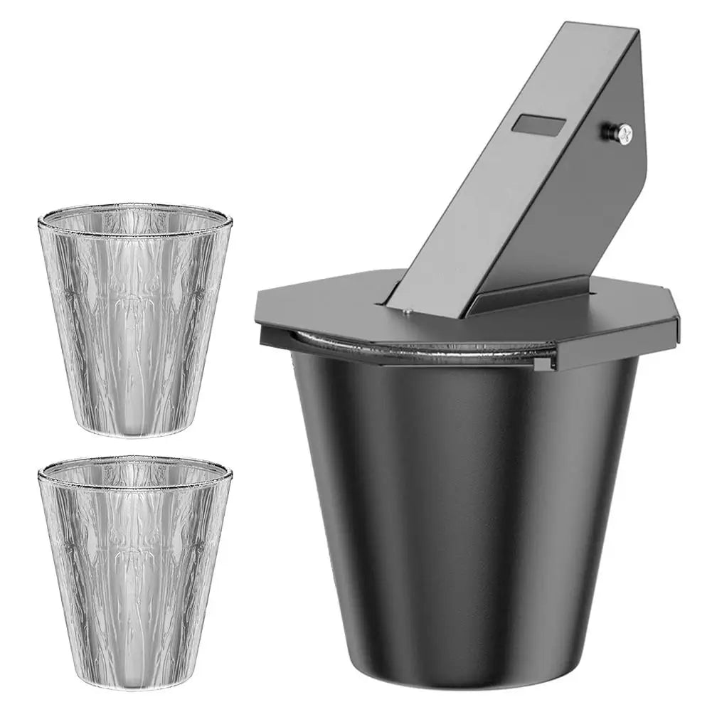 NeoBin™️ Drip Bucket With Grease Trap Funnel And Disposable Foil Liners, Large Capacity Grease Bucket Grease Catcher For BBQ & Picnic