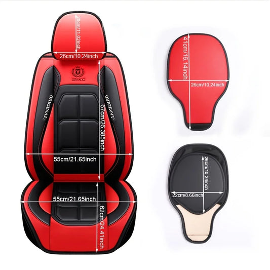 SportGripSeatCover™ All inclusive seat cover, full leather car seat cushion, Driver's seat cover or passenger seat cover, all season universal pad
