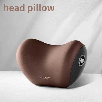 NeckEase™ Car Memory Foam Neck Pillow Protection Lumbar Backrest Cushion Lumbar Cushion Car Headrest Cushion
