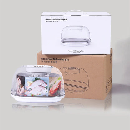 ThawerPro™️ Kitchen Household Food Preservation Freezer Thaw Plate Household Convenient Thawer Dust-proof Table Thawing Plate 2022