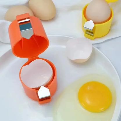 EggFlip Opener3™️ Pcs/Set Egg Shell Opener for Hard Boiled Eggs,Handheld Easy Egg Peeler Tool Kitchen Gadgets 	 egg peeler tool