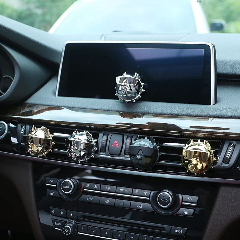 MetalMist™ Air Freshener Car Perfume Car Decoration Auto Geur Clip Bulldog Fragrance Scent Parfum Voiture Car Diffuser